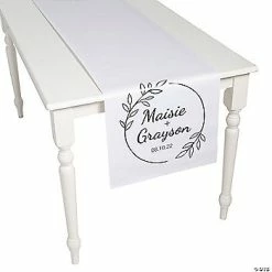 Cheapest 🎉 Personalized Wedding Table Runner 😍