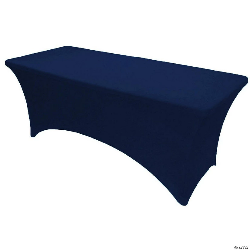 Coupon β GW Linens Navy Blue 4' ft. x 2.5' ft. Spandex Fitted Stretch Tablecloth Table Cover Wedding Banquet Party 𧨠2 Coupon β GW Linens Navy Blue 4' ft. x 2.5' ft. Spandex Fitted Stretch Tablecloth Table Cover Wedding Banquet Party 𧨠- Image 2