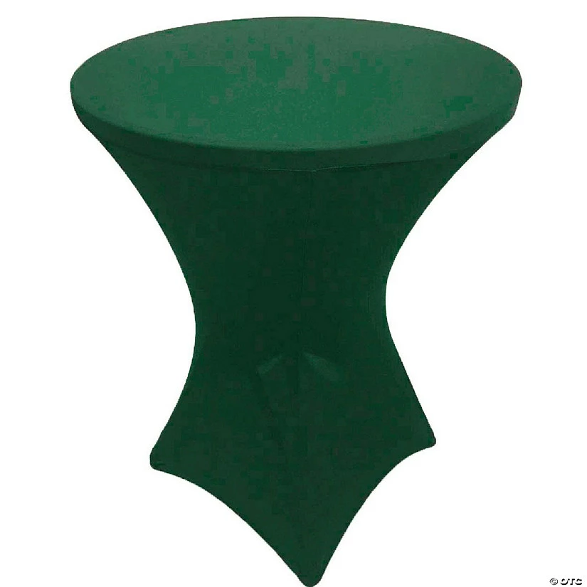 Buy β GW Linens Hunter Green 24" x 43" Cocktail Spandex Fitted Stretch Tablecloth Table Cover Wedding Banquet Party π₯ 2 Buy β GW Linens Hunter Green 24" x 43" Cocktail Spandex Fitted Stretch Tablecloth Table Cover Wedding Banquet Party π₯ - Image 2