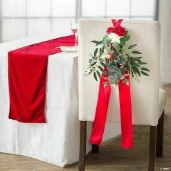 Top 10 ✔️ Burgundy Table Runner & Chair Decorating Kit - 3 Pc. 🤩