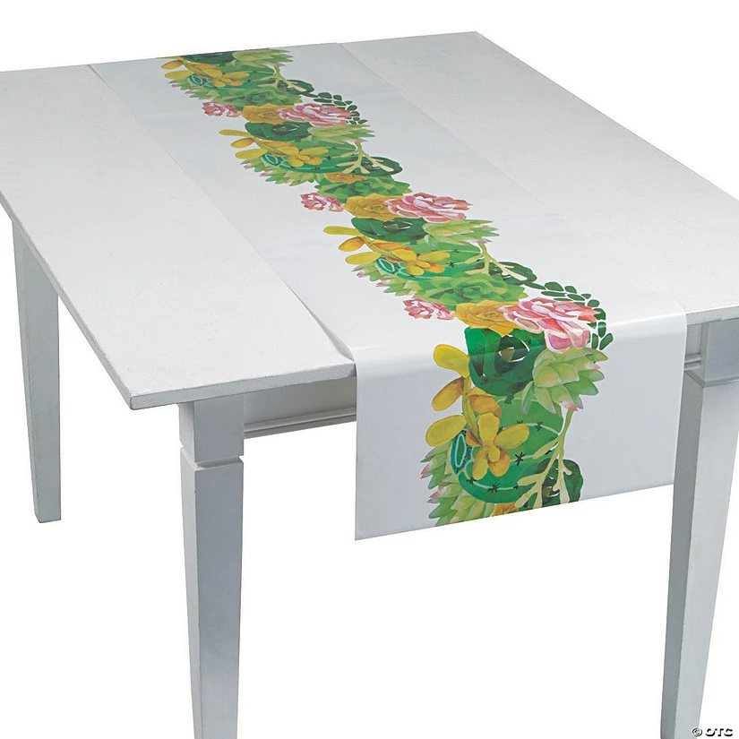 New ❤️ Cactus Flower Table Runner ✔️ 1 New ❤️ Cactus Flower Table Runner ✔️