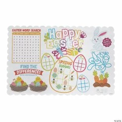 Best deal 🎁 Easter Activity Placemats – 12 Pc. 🎁