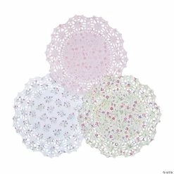 Brand new ✨ Floral Print Charger Doilies - 3 Pc. ✔️