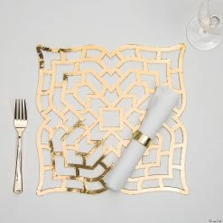 Wedding Table Covers Sales -Wedding Table Covers Sales gold foil placemats 24 pc 13910759 a01