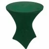 Buy ⭐ GW Linens Hunter Green 24" x 43" Cocktail Spandex Fitted Stretch Tablecloth Table Cover Wedding Banquet Party 🔥