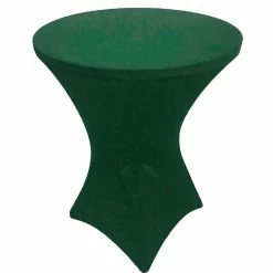 Buy β GW Linens Hunter Green 24" x 43" Cocktail Spandex Fitted Stretch Tablecloth Table Cover Wedding Banquet Party π₯