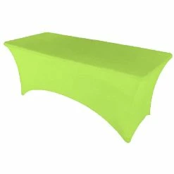 Buy β¨ GW Linens Lime 4' ft. x 2.5' ft. Spandex Fitted Stretch Tablecloth Table Cover Wedding Banquet Party π