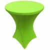 Flash Sale 🤩 GW Linens Lime Green 28" x 43" Cocktail Spandex Fitted Stretch Tablecloth Table Cover Wedding Banquet Party 😉