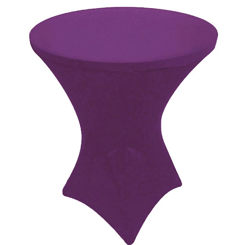 Best Sale π₯ GW Linens Purple 24" x 43" Cocktail Spandex Fitted Stretch Tablecloth Table Cover Wedding Banquet Party π 1 Best Sale π₯ GW Linens Purple 24" x 43" Cocktail Spandex Fitted Stretch Tablecloth Table Cover Wedding Banquet Party π