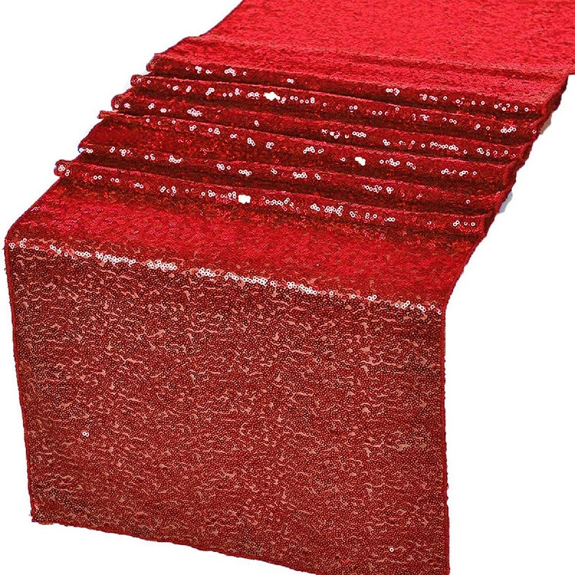 Flash Sale β GW Linens Red Glitz Sequin Table Runners 12" x 72" for Wedding Party Banquet π 1 Flash Sale β GW Linens Red Glitz Sequin Table Runners 12" x 72" for Wedding Party Banquet π