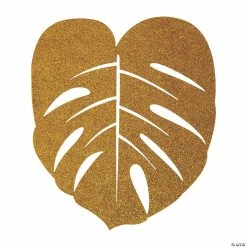 Brand new ⌛ Luau Luxe Gold Glitter Leaf Placemat 🔥