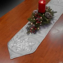 Wedding Table Covers Sales -Wedding Table Covers Sales national tree company 72in snowflake table runner14303821 a01