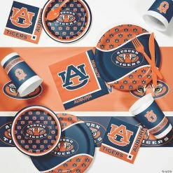 Cheap 🧨 NCAA Auburn University Plastic Tablecloths 3 Count 😍 -Wedding Table Covers Sales ncaa auburn university plastic tablecloths 3 count13979568 a02