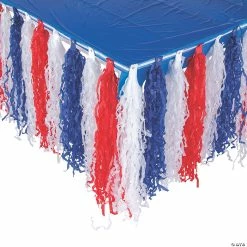 Hot Sale 😍 Patriotic Fringe Table 👗 Skirt 👍