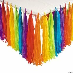 Wholesale π Rainbow Party Fringe Table π Skirt π