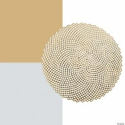 Outlet ⭐ Round Die-Cut Placemats - 6 Pc. 💯