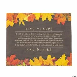 Cheapest 😍 Thanksgiving Prayer Paper Placemats - 25 Pc. ✔️