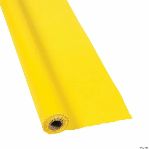 Buy ✔️ Plastic Tablecloth Roll 🤩 -Wedding Table Covers Sales yellow plastic tablecloth roll70 2284 2